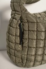 FREE PEOPLE MOVEMENT Quilted Caryall Tote Bag in Seagrass