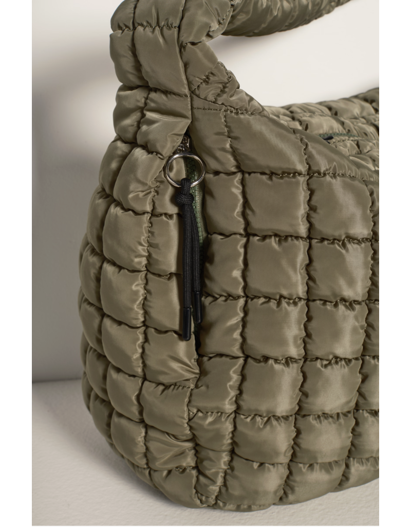 FREE PEOPLE MOVEMENT Quilted Caryall Tote Bag in Seagrass