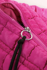 FREE PEOPLE MOVEMENT Quilted Caryall Tote Bag in Fuchsia Flirt