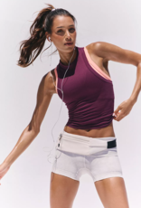 FREE PEOPLE MOVEMENT Dynamite Tank in Black Cherry