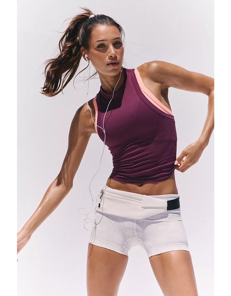 FREE PEOPLE MOVEMENT Dynamite Tank in Black Cherry