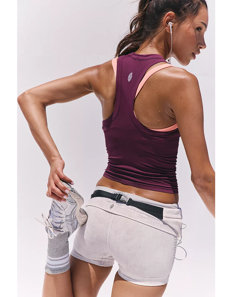 FREE PEOPLE MOVEMENT Dynamite Tank in Black Cherry