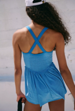 FREE PEOPLE MOVEMENT Smockin Hot Dress in Denim Haze