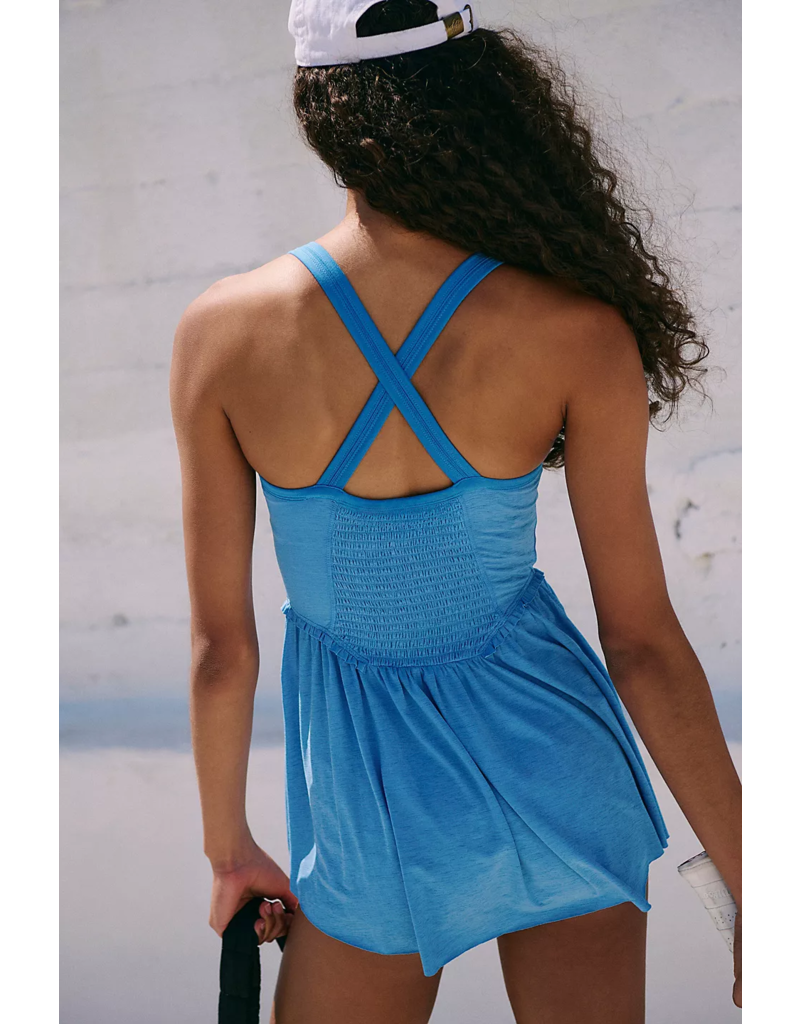 FREE PEOPLE MOVEMENT Smockin Hot Dress in Denim Haze