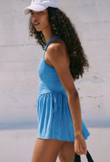 FREE PEOPLE MOVEMENT Smockin Hot Dress in Denim Haze