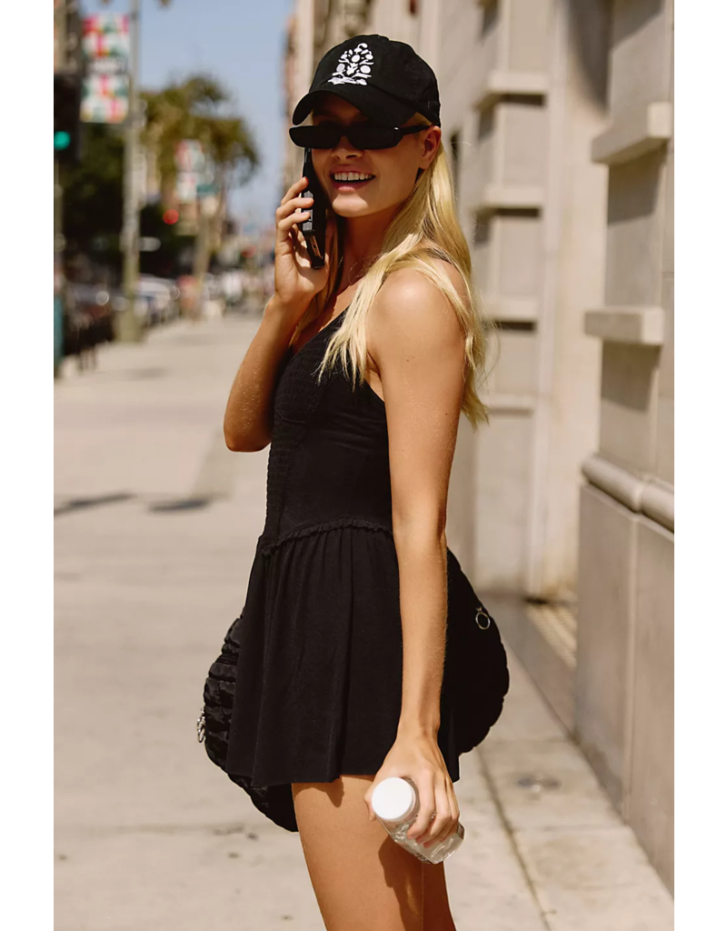 FREE PEOPLE MOVEMENT Smockin Hot Dress in Black
