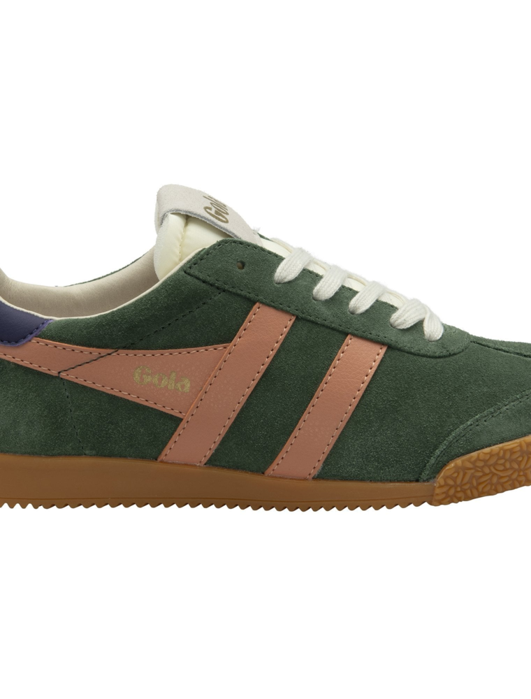 GOLA Women's Elan Sneakers in Evergreen/Terracotta/Plum