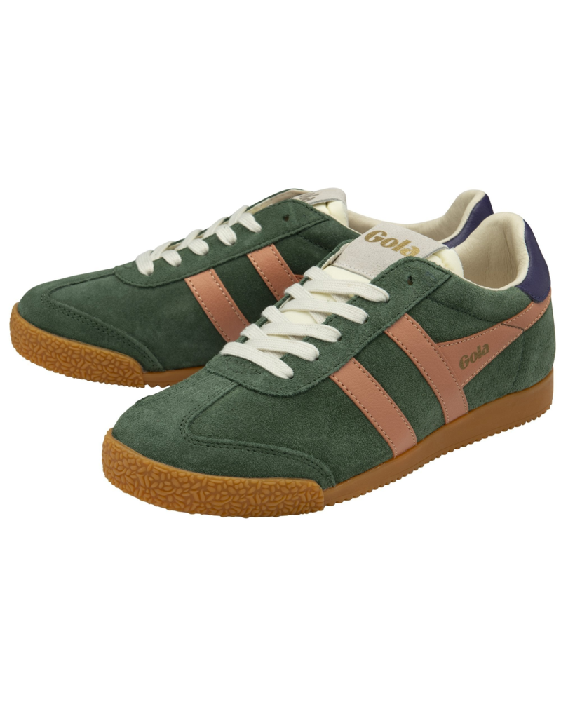 GOLA Women's Elan Sneakers in Evergreen/Terracotta/Plum