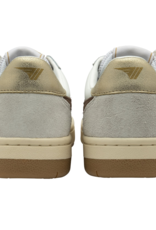 GOLA Women’s Hawk Sneakers in White/Dark Brown/Gold