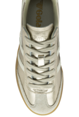 GOLA Women's Viper Metallic Sneakers in Gold/Off White/Gum
