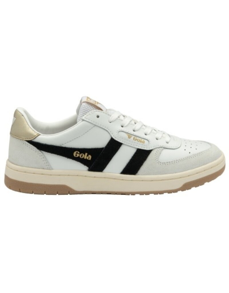 GOLA Women’s Hawk Sneakers in White/Black/Gold