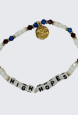 LITTLE WORDS PROJECT High Hopes Bracelet - Red, White & Blue Crystal LITTLE WORDS PROJECT High Hopes Bracelet - Red, White & Blue Crystal