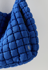 FREE PEOPLE MOVEMENT Quilted Caryall Tote Bag in Lapis Blue