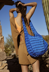 FREE PEOPLE MOVEMENT Quilted Caryall Tote Bag in Lapis Blue
