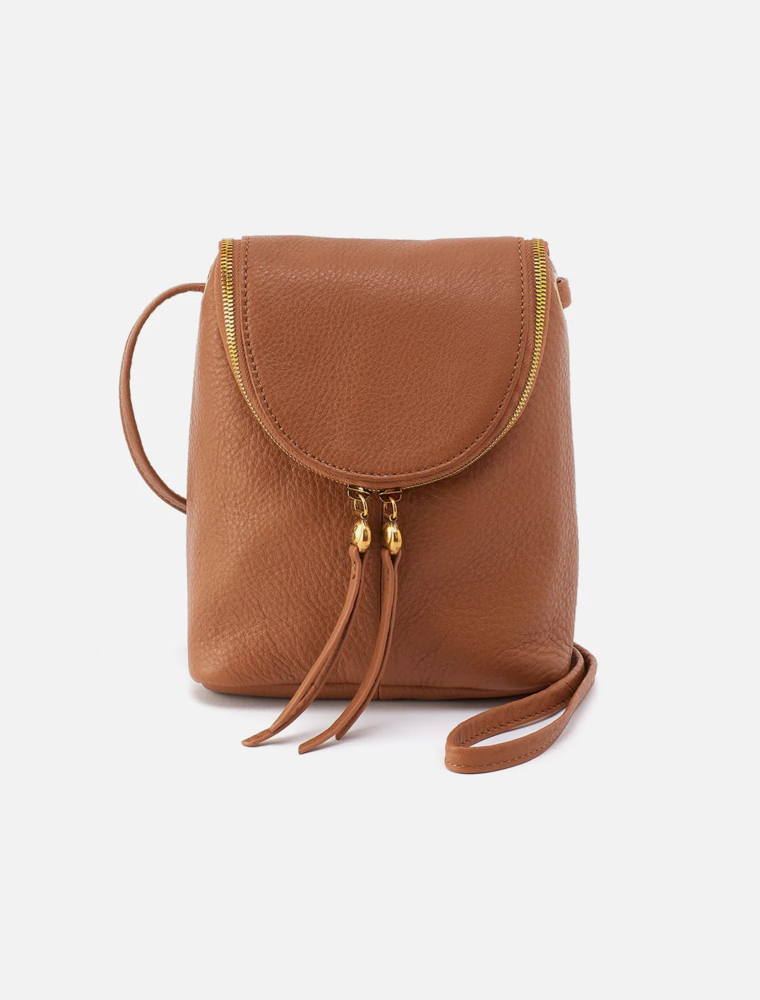HOBO Fern Crossbody in Warm Honey