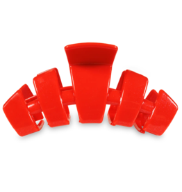 TELETIES Large Classic Claw Hair Clip in Rudolph Red