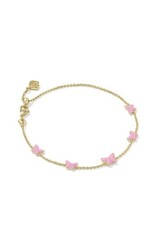KENDRA SCOTT DESIGN Lillia Butterfly Gold Enamel Delicate Chain Bracelet