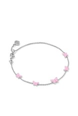 KENDRA SCOTT DESIGN Lillia Butterfly Silver Enamel Delicate Chain Bracelet
