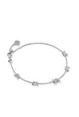 KENDRA SCOTT DESIGN Lillia Butterfly Silver Enamel Delicate Chain Bracelet