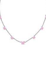 KENDRA SCOTT DESIGN Lillia Butterfly Silver Enamel Strand Necklace