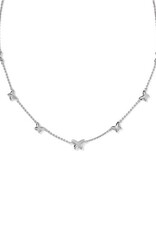 KENDRA SCOTT DESIGN Lillia Butterfly Silver Enamel Strand Necklace