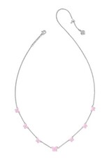 KENDRA SCOTT DESIGN Lillia Butterfly Silver Enamel Strand Necklace