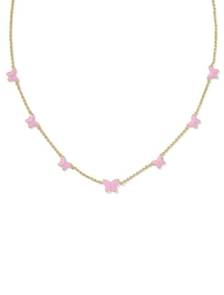KENDRA SCOTT DESIGN Lillia Butterfly Gold Enamel Strand Necklace
