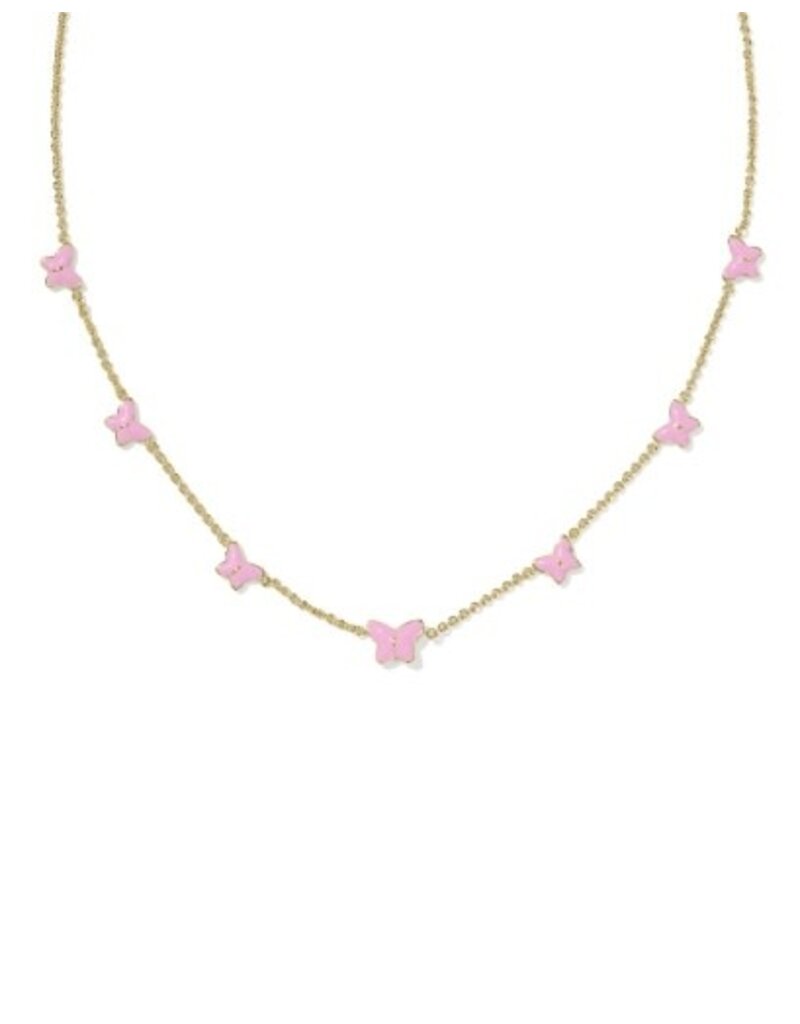 KENDRA SCOTT DESIGN Lillia Butterfly Gold Enamel Strand Necklace