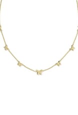 KENDRA SCOTT DESIGN Lillia Butterfly Gold Enamel Strand Necklace