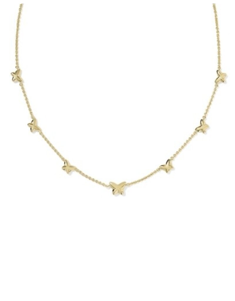 KENDRA SCOTT DESIGN Lillia Butterfly Gold Enamel Strand Necklace