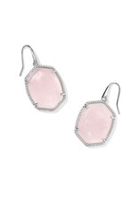 KENDRA SCOTT DESIGN Daphne Silver Pave Frame Drop Earrings