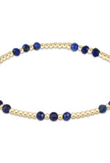 ENEWTON DESIGN Joy Pattern 3mm Bead Bracelet in Lapis/Gold