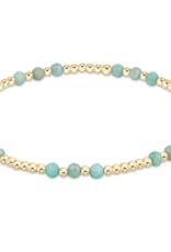 ENEWTON DESIGN Joy Pattern 3mm Bead Bracelet in Amazonite/Gold