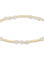 ENEWTON DESIGN Joy Pattern 3mm Bead Bracelet in Moonstone/Gold