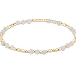 ENEWTON DESIGN Joy Pattern 3mm Bead Bracelet in Moonstone/Gold
