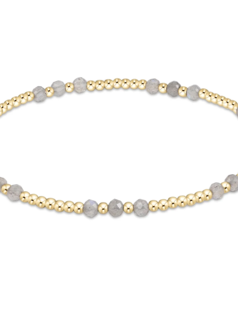 ENEWTON DESIGN Joy Pattern 3mm Bead Bracelet in Moonstone/Gold