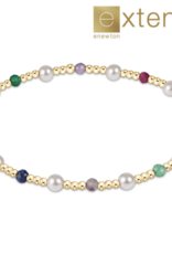 ENEWTON DESIGN Extends Pearl Sincerity Pattern 4mm Bead Bracelet in Hot Mess FW25/Gold