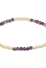 ENEWTON DESIGN Blissful Pattern 2.5mm Bead Bracelet in Amethyst/Gold