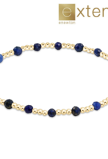 ENEWTON DESIGN Extends Classic Sincerity Pattern 3mm Bead Bracelet in Lapis/Gold