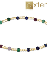 ENEWTON DESIGN Extends Classic Sincerity Pattern 3mm Bead Bracelet in Hot Mess FW25/Gold