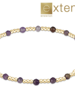 ENEWTON DESIGN Extends Classic Sincerity Pattern 3mm Bead Bracelet in Amethyst/Gold
