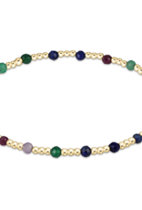 ENEWTON DESIGN Classic Sincerity Pattern 3mm Bead Bracelet in Hot Mess FW25/Gold