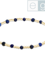 ENEWTON DESIGN eGirl Classic Sincerity Pattern 3mm Bead Bracelet in Lapis/Gold