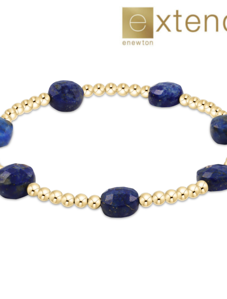 ENEWTON DESIGN Extends Admire 3mm Bead Bracelet in Lapis/Gold