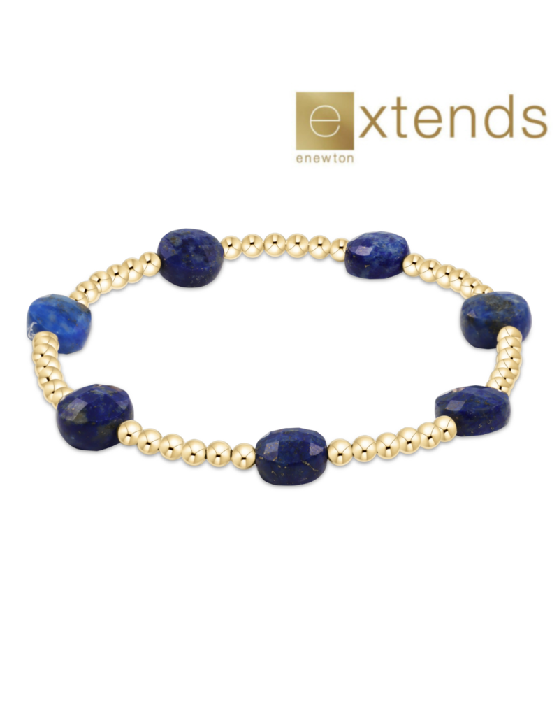ENEWTON DESIGN Extends Admire 3mm Bead Bracelet in Lapis/Gold