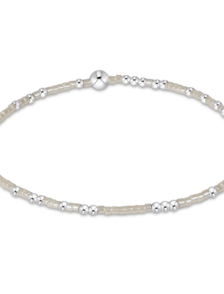 ENEWTON DESIGN Hope Unwritten Bracelet in Milkshake/Silver