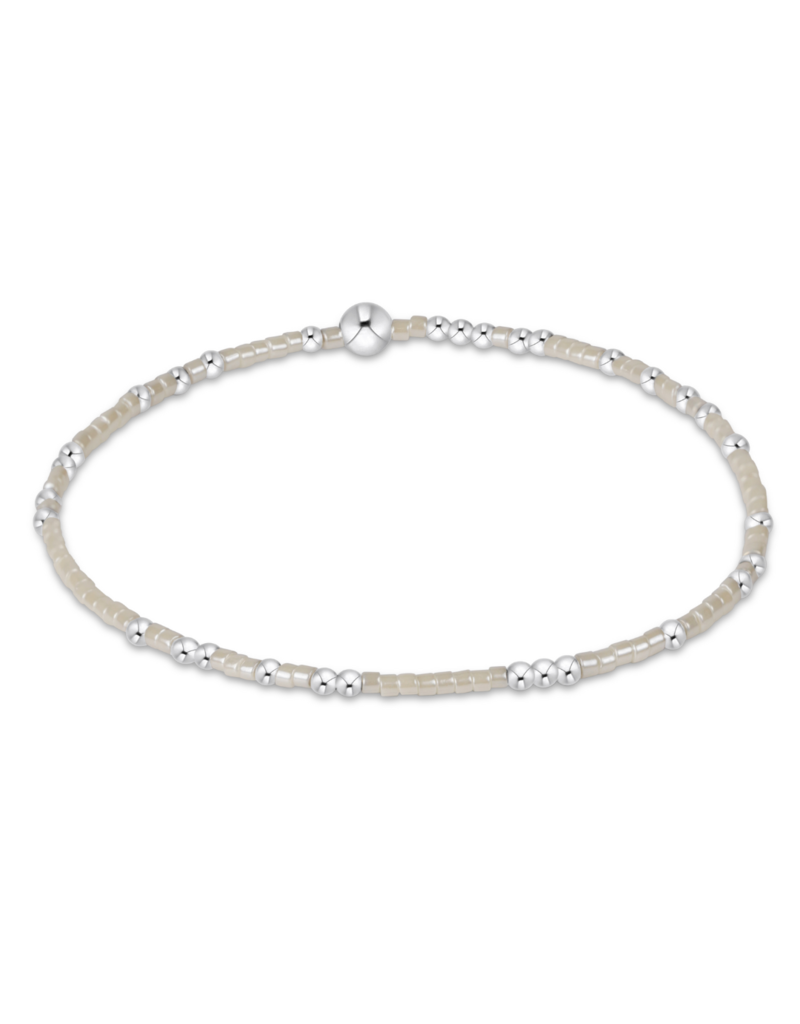 ENEWTON DESIGN Hope Unwritten Bracelet in Milkshake/Silver