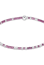ENEWTON DESIGN Hope Unwritten Bracelet in Pink Metallic/Silver