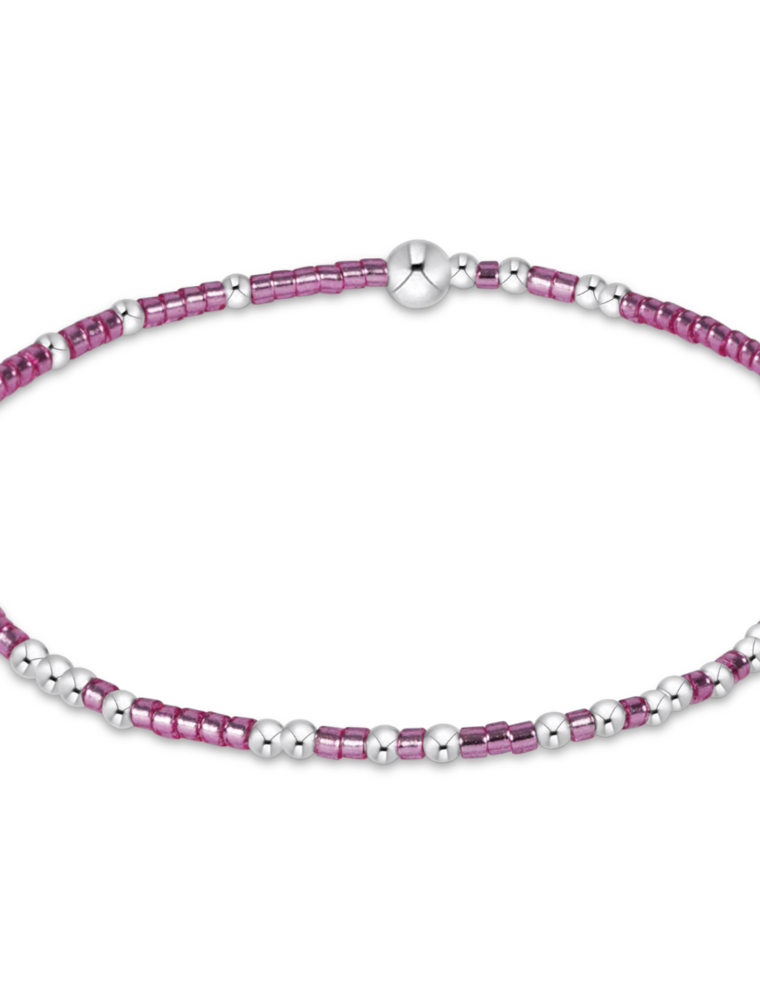 ENEWTON DESIGN Hope Unwritten Bracelet in Pink Metallic/Silver