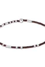 ENEWTON DESIGN Hope Unwritten Bracelet in Chocolate/Silver